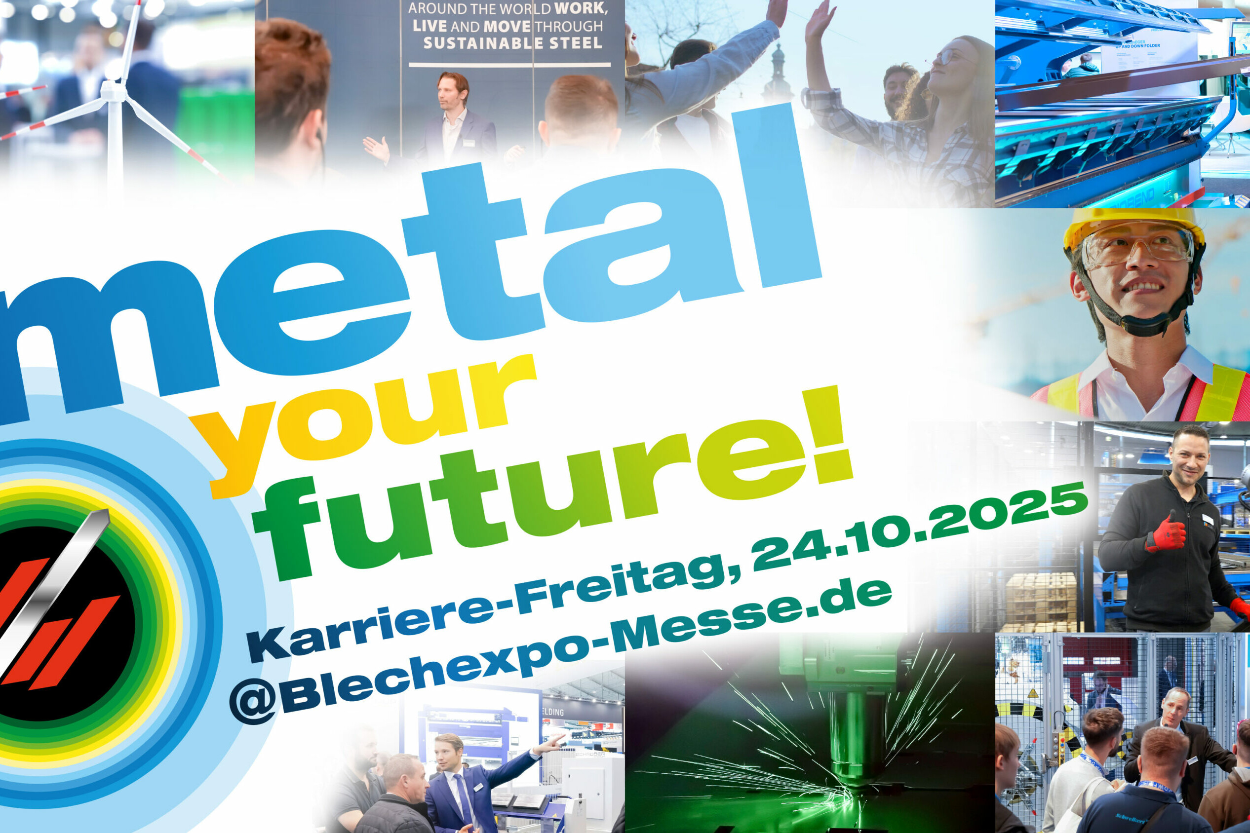 Blechexpo Internationale Fachmesse für Blechbearbeitung PM BeSt metal your future 2025 01 DE scaled uai