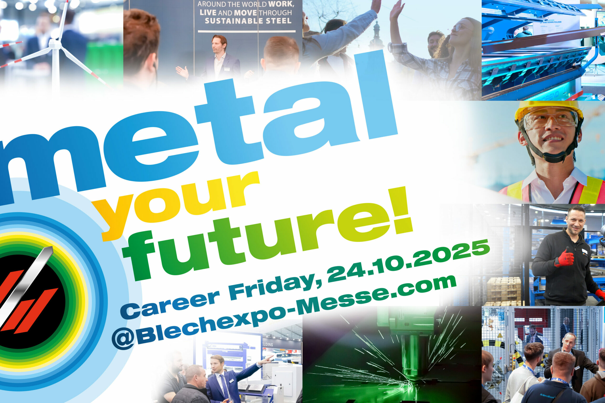 Blechexpo Internationale Fachmesse für Blechbearbeitung PM BeSt metal your future 2025 01 EN scaled uai